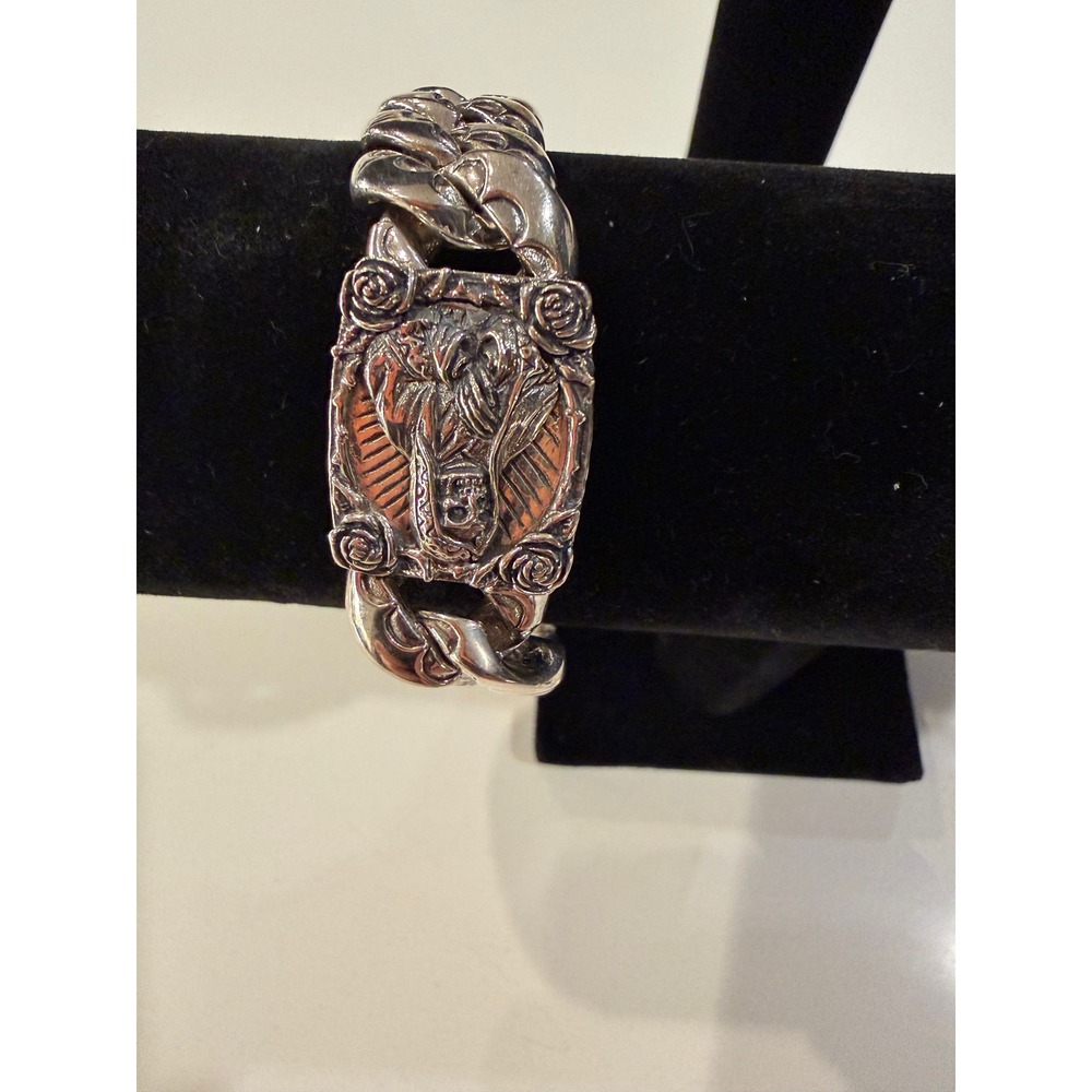 Clocks + Colours Mens Apparition Sterling SIlver Bracelet 925